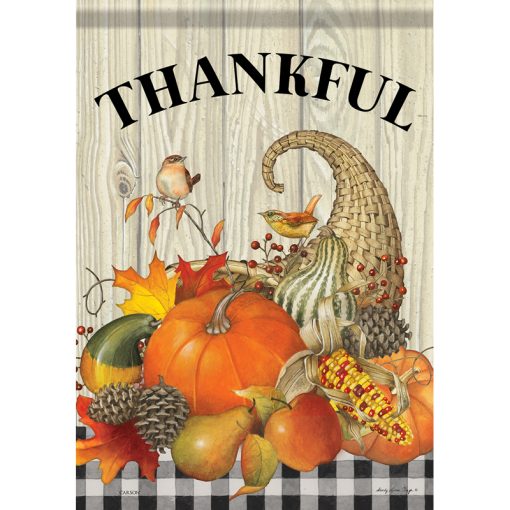 Thankful Cornucopia Flag