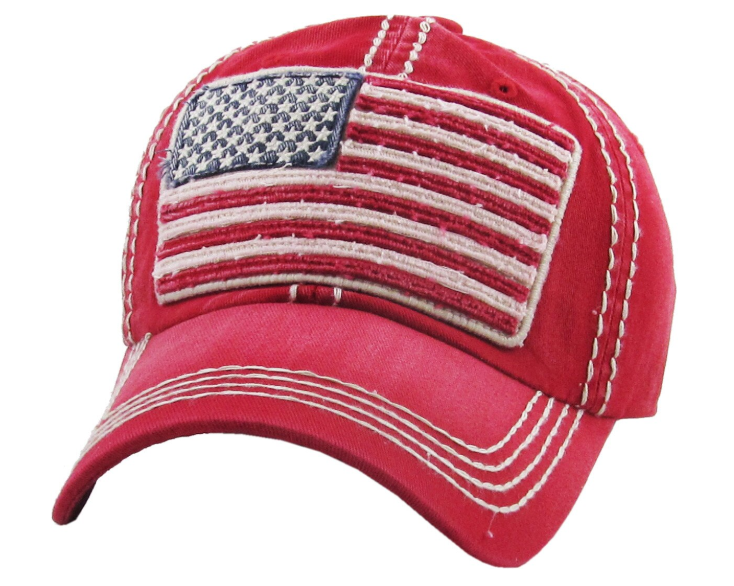 USA FLAG VINTAGE BALLCAP