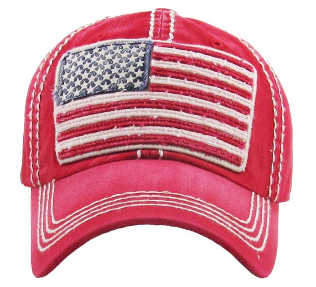 USA FLAG VINTAGE BALLCAP