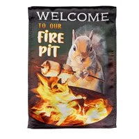 Welcome to our Fire Pit Garden Lustre Flag