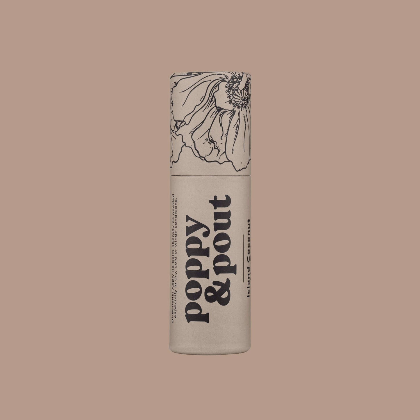 Poppy & Pout - Lip Balm, Island Coconut