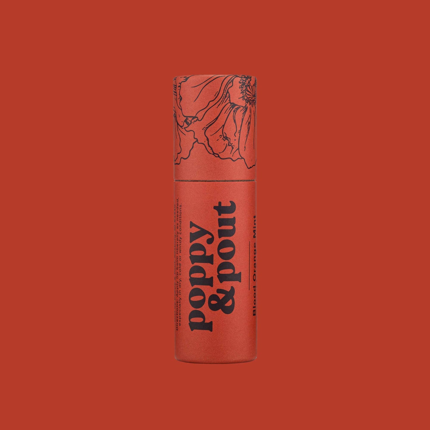 Poppy & Pout - Lip Balm, Blood Orange Mint