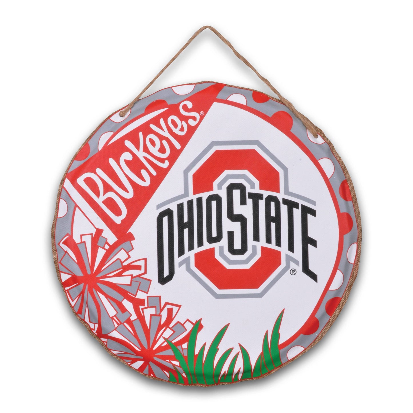 MAGNOLIA LANE - OSU Burlap Hanger