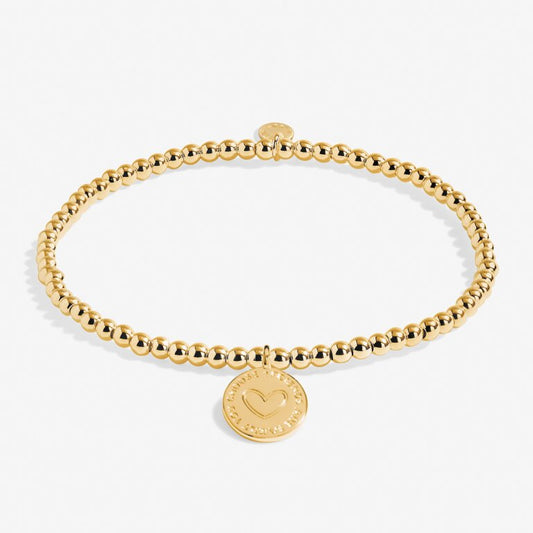 'Friends Are Family You Choose' Bracelet in Gold-Tone Plating