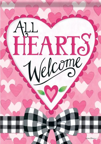 All Hearts Welcome Flag