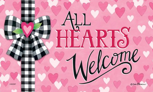 All Hearts Welcome Mat