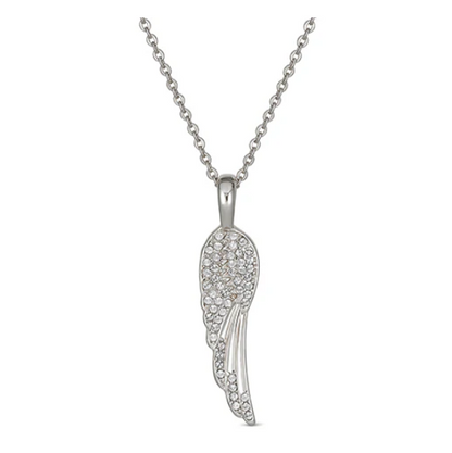 Birthstone Angel Wings Necklace