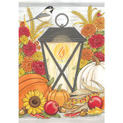 Autumn Lantern House Flag