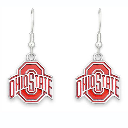 From The Heart - Ohio State Buckeyes Home Sweet School Earrings