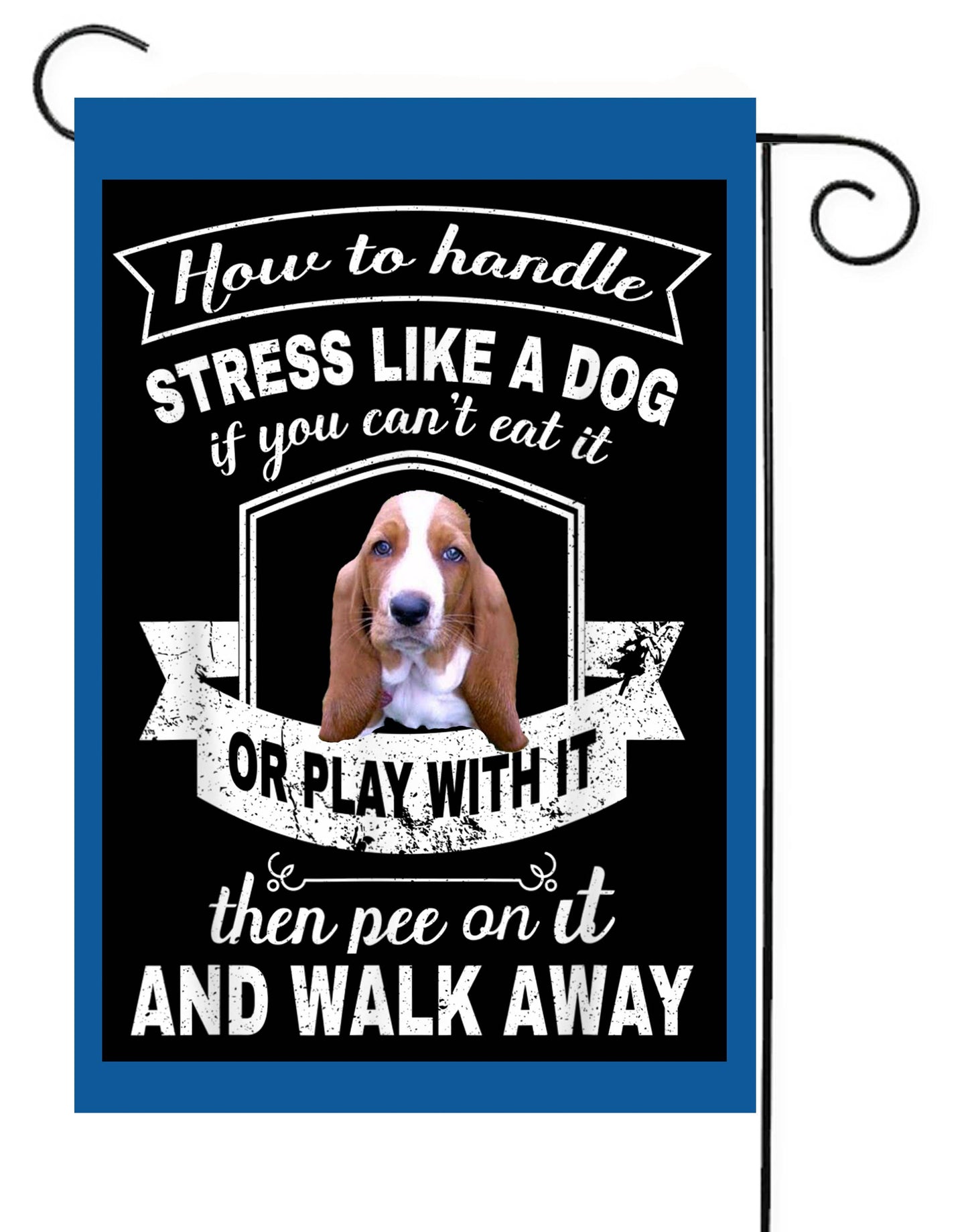 Life from the view of A Dog Garden Flag ~ G2488