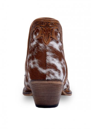 Frisco Falls Hair-on Hide & Hand-tooled Boots