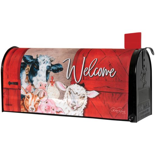 "Barnyard Friends" Mailbox Cover