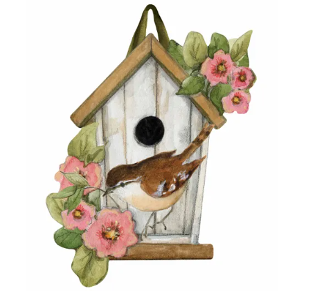 Birdhouses Door Décor