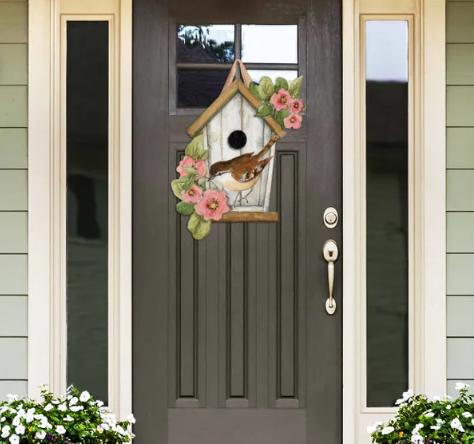 Birdhouses Door Décor