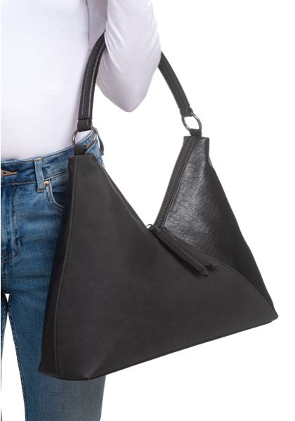 TWO TONE HOBO PURSE