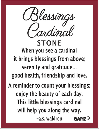 Blessings Cardinal Charm