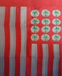 Ohio Buckeye Leaf Embroidered House Flag H2517