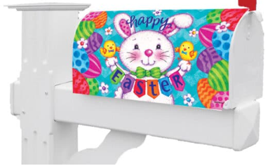 Bunny and Eggs-Mailbox Cover