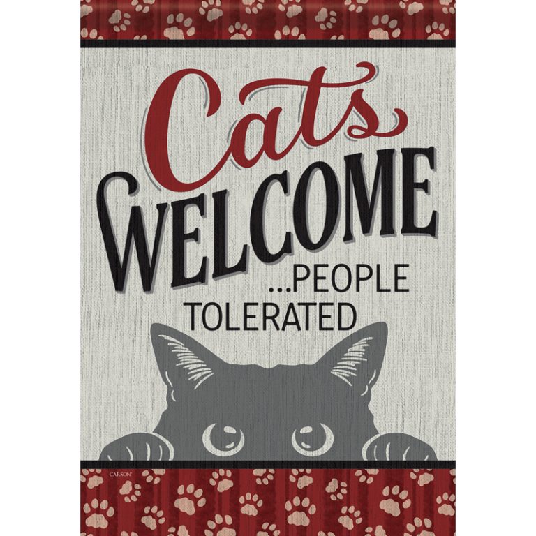 "Cats Welcome" Dura Soft™ Flag