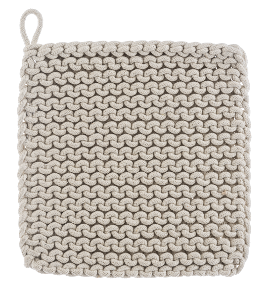 Cotton Crochet Pot Holder 4 Piece Set