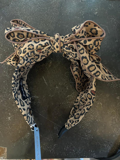 Bow Tie Cheetah Headband