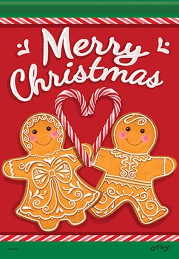 Christmas Gingerbread Dura Soft™ Flag