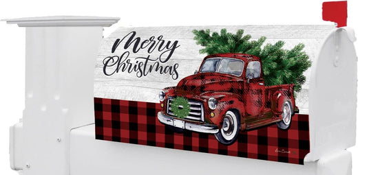 Christmas Truck Mailbox Cover