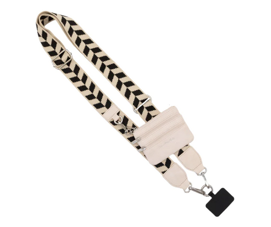 Save the Girls Clip & Go Phone Wristlet with Matching Chevron Strap