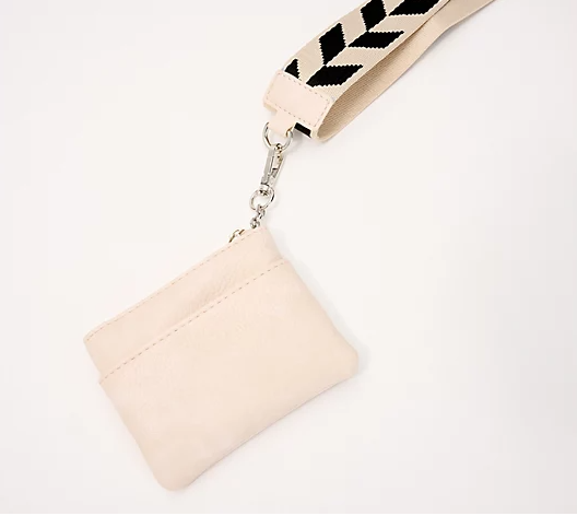 Save the Girls Clip & Go Phone Wristlet with Matching Chevron Strap