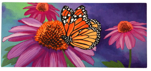 Coneflower & Butterfly Sassafras Switch Mat