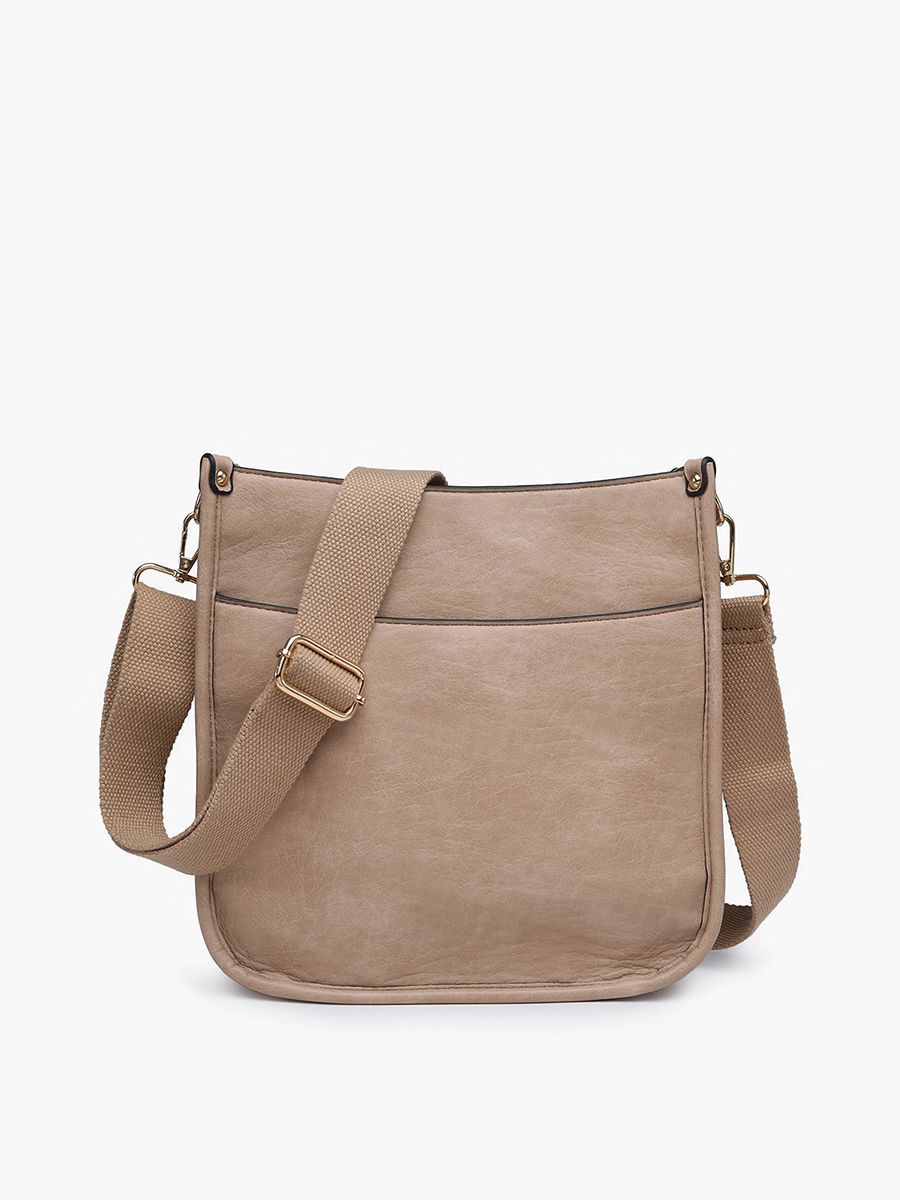 Posie Crossbody Bag with Removable Strap - Beige