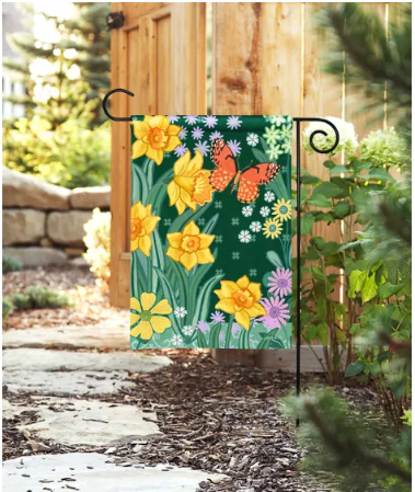 Daffodil Dance Garden Flag