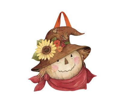 Autumn Scarecrow Door Decor