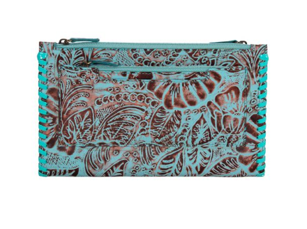 Delilah Creek Hand-tooled Stitched Wallet