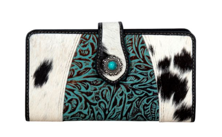 Delilah Creek Hand-tooled Clutch Wallet