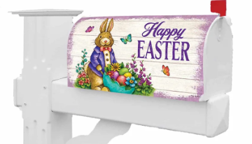 Easter Bunny-Mailbox Cover