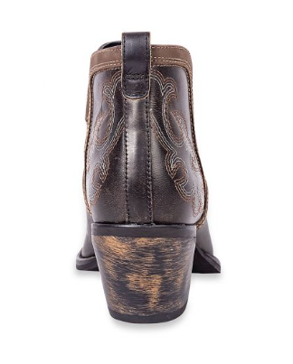 Emmie Faye Stitched Leather Boots