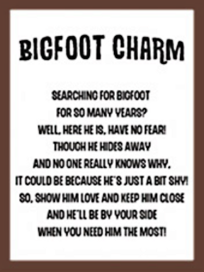 Bigfoot Charms