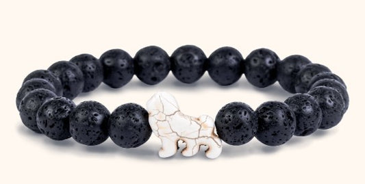 The Excursion Bracelet Lava Stone by Fahlo