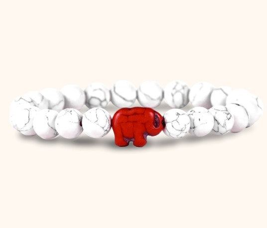 The Expedition Bracelet White Howlite by Fahlo