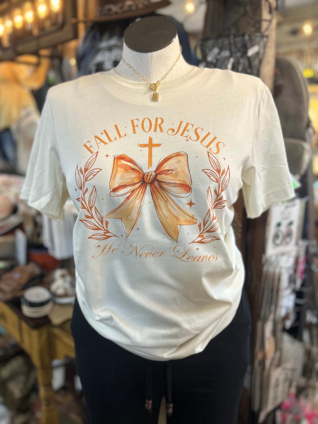 "Fall For Jesus" Tee