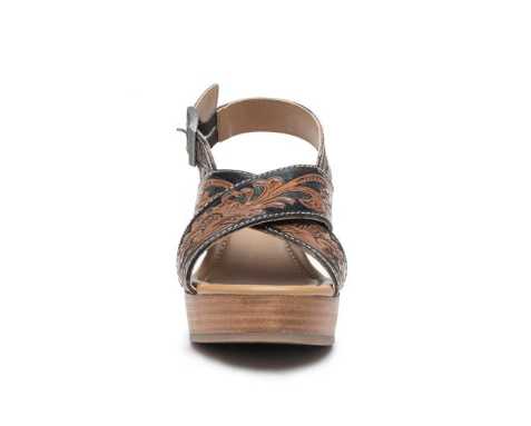 Flower Ridge Hand-tooled Sandals