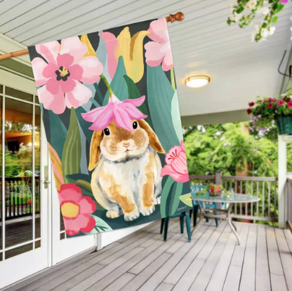 Garden Bunny Flag