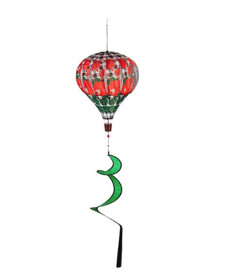 Geranium Plaid Balloon Spinner