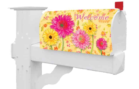 Gerberas Mailbox Cover