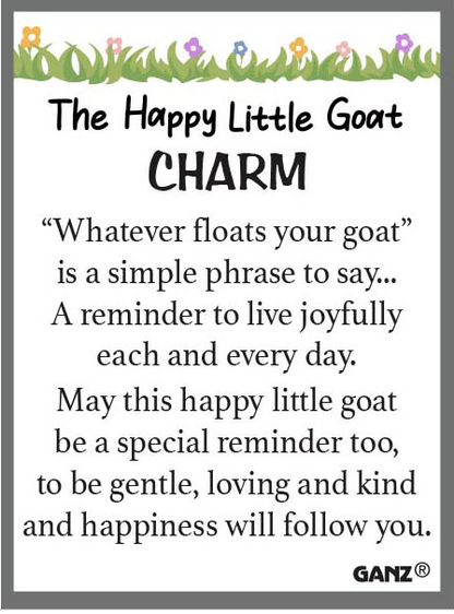 Whatever Floats Your Goat - Charm