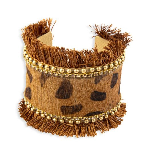 Touch of the Wild Hair-on Hide Cuff Style Bracelet