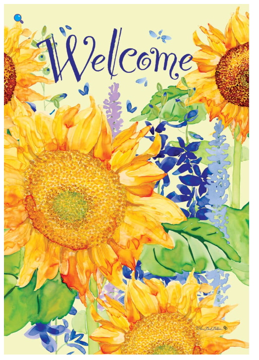 Happy Sunflowers-Flag by Sherri Buck-Baldwin