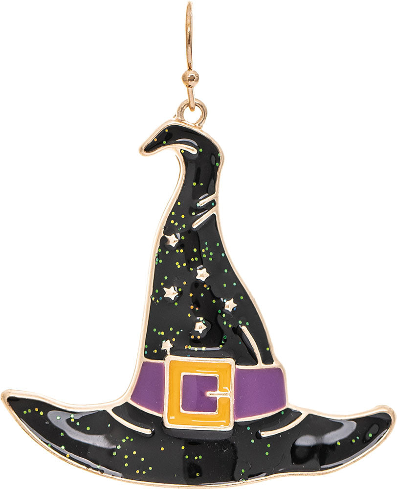 Witches Hat Halloween Earrings