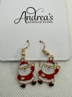 Jolly Santa Earrings